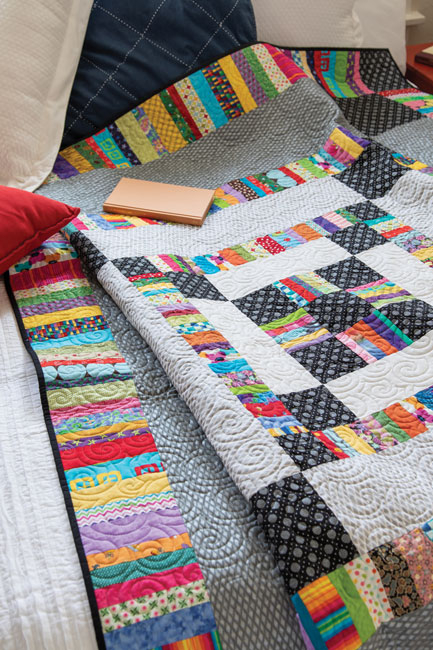 Scrap Vortex Quilt Pattern Download | Quilting Daily