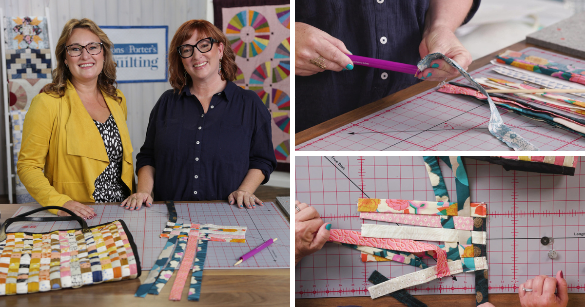Fabric Strips Beach Bag: Love of Quilting TV Episode 4306