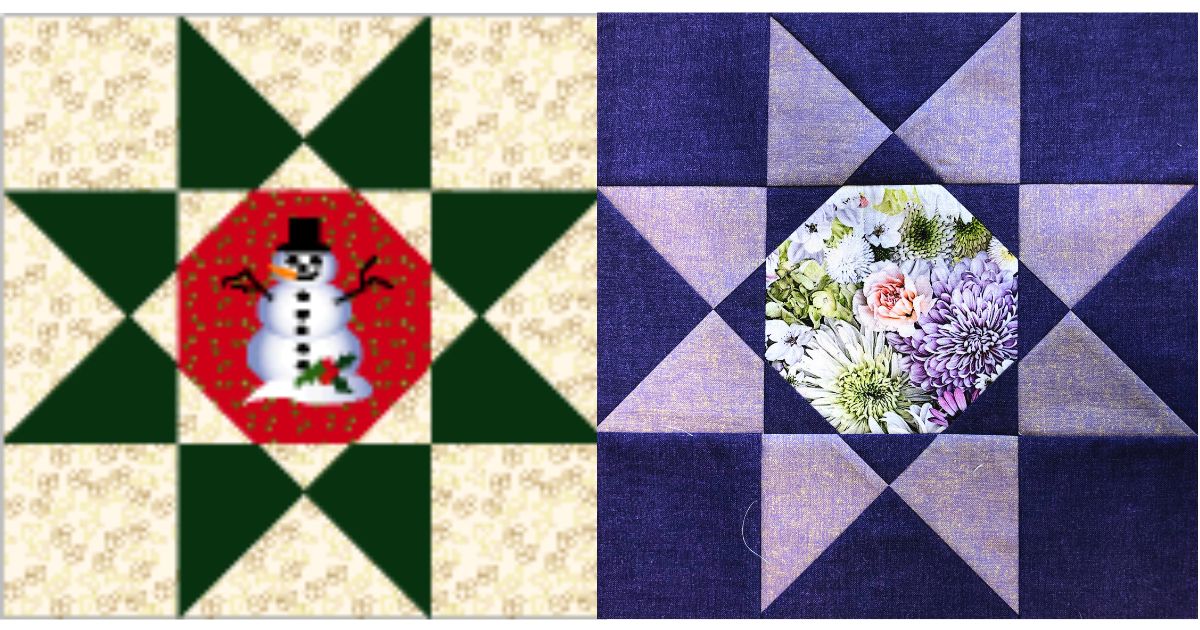 Free Block Pattern: Sunrise Star | Quilting Daily free-block-pattern-sunrise-star-quilting-daily